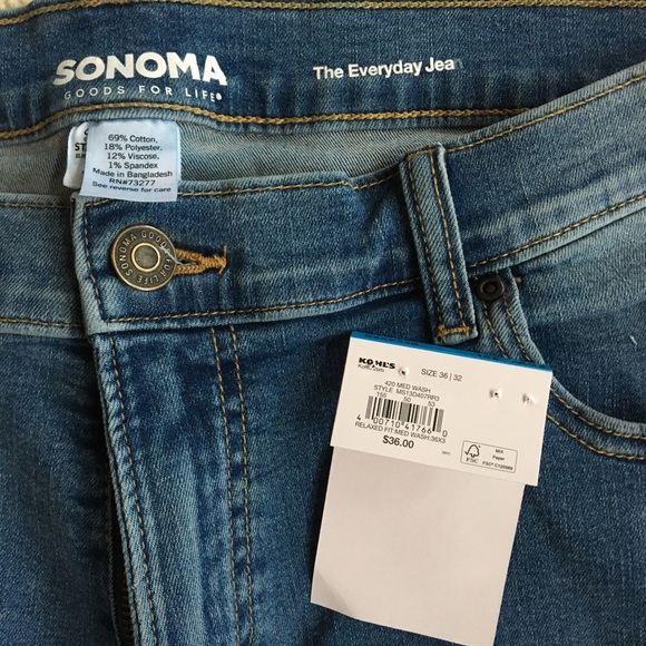 Sonoma Mens Jeans - Picture 3 of 5